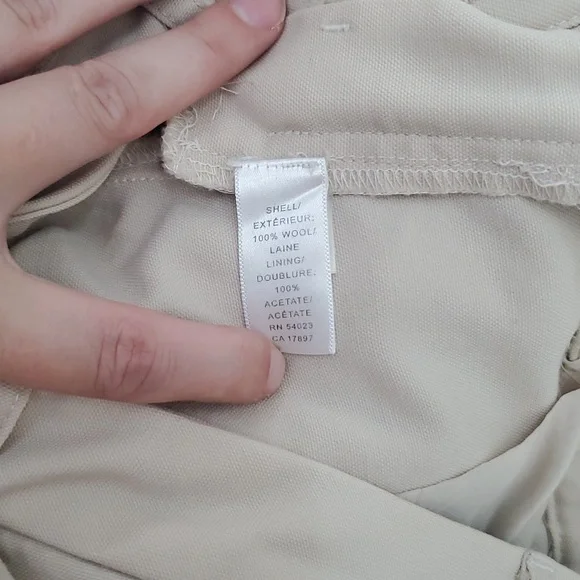 Banana Republic Wool Cargo Pants Size 0 - Picture 3 of 10